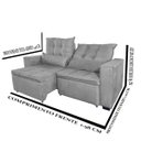Ver imagem 4 de Sofa Retratil e Reclinavel Julia Rosa