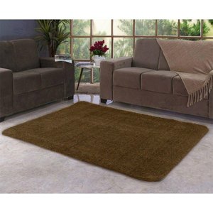 Tapete Sala 1,50 X 2,00 M Macio Antiderente Caramelo