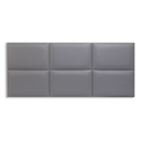 Ver imagem 3 de Cabeceira Casal Corino 141x60 Cama Box Modulada Retangular Cinza