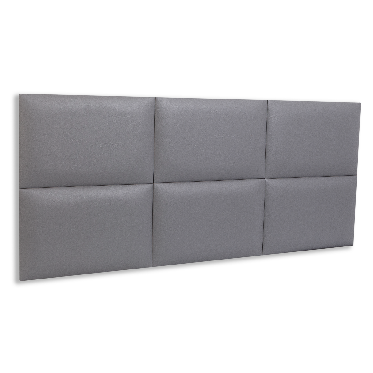 Cabeceira Casal Corino 141x60 Cama Box Modulada Retangular Cinza