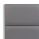 Ver imagem 4 de Cabeceira Casal Corino 141x60 Cama Box Modulada Retangular Cinza