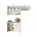 Ver imagem 4 de Cozinha Modulada Completa Marquesa Gourmet 5 Peças C5p30 Nature/verde - Nesher