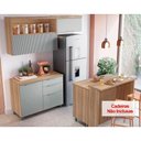 Ver imagem 1 de Cozinha Modulada Completa Marquesa Gourmet 5 Peças C5p30 Nature/verde - Nesher