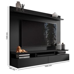 Home Suspenso Noruega Preto para TV até 55” - Móveis Leão - 5