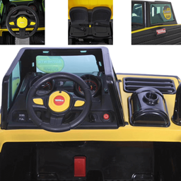 Caminhão de Pedreira Eletrico Belfix Tonka Truck 12v 2 Lugares - 3