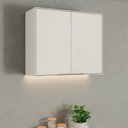Ver imagem 1 de Armário Aéreo 2 Portas 80cm 100% MDF Fineze Henn