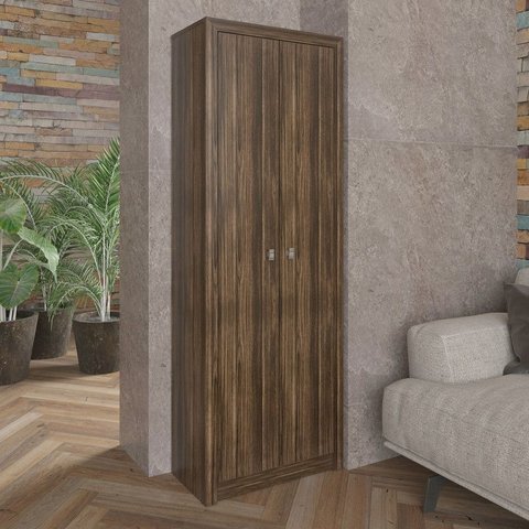 Armário para Escritório com 2 Portas Me4105 Nogal Tecnomobili