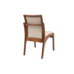Cadeira Yumi Design Premium em Madeira Cor Canela:facto Pérola - 6