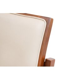 Cadeira Yumi Design Premium em Madeira Cor Canela:facto Pérola - 4