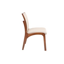 Cadeira Yumi Design Premium em Madeira Cor Canela:facto Pérola - 7