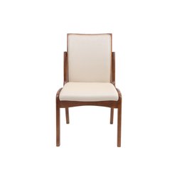 Cadeira Yumi Design Premium em Madeira Cor Canela:facto Pérola - 2