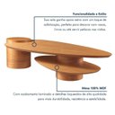 Ver mais imagens de Mesa de Centro para Sala de Estar Pétala 100% MDF
