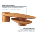 Ver imagem 6 de Mesa de Centro para Sala de Estar Pétala 100% MDF