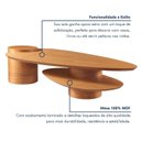 Ver mais imagens de Mesa de Centro para Sala de Estar Pétala 100% MDF