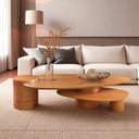 Ver imagem 3 de Mesa de Centro para Sala de Estar Pétala 100% MDF