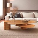 Ver imagem 1 de Mesa de Centro para Sala de Estar Pétala 100% MDF