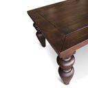 Ver imagem 3 de Mesa de Jantar Madeira Maciça 320cm para 12 Lugares Pés Torneados Flower Castanho Canela