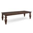 Ver imagem 2 de Mesa de Jantar Madeira Maciça 320cm para 12 Lugares Pés Torneados Flower Castanho Canela