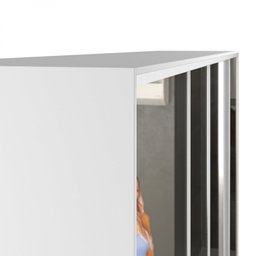 Guarda Roupa Casal 100% MDF BP com 4 Portas Espelhos Zermatt - 6