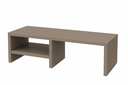 Ver imagem 1 de Suporte de Monitor em Mdf Gianduia 80cm com Prateleira Lateral Estilo Neutro e Funcional