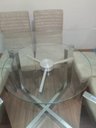 Ver imagem 5 de Prato Giratório de Mesa Vidro/alumínio - Diametro:80