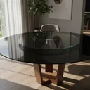 Ver imagem 4 de Prato Giratório de Mesa Vidro/alumínio - Diametro:80