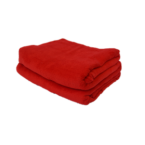 Cobertor Microfibra Plush Cereja - Vermelho - Queen