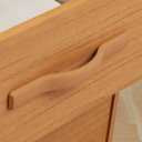 Ver imagem 5 de Cômoda para Quarto 4 Gavetas com Pés Puxador Softfeel Suavitá 89cm Amêndoa Clean
