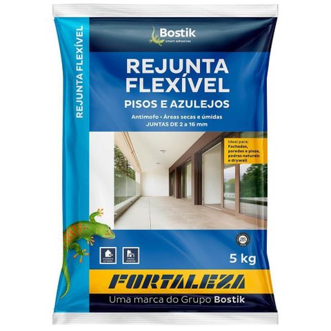 Rejunte Flexível para Pisos e Azulejos Grafite 5kg