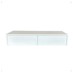 Mesa de Cabeceira Penteadeira com 2 Gavetas 80x15x30cm - 1