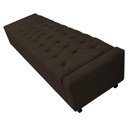 Ver imagem 5 de Calçadeira Baú Queen Everest P02 160cm para Cama Box Corano - Doce Sonho Móveis Marrom