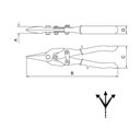 Ver imagem 2 de Tesoura de Aviação Corte Reto Tramontina Pro