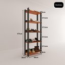 Ver imagem 5 de Sapateira Multiuso Movlar 5 Andares Mdp 15mm Organizador