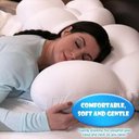 Ver imagem 2 de Travesseiro Ergonômico Redondo para Dormir de Espuma Macio