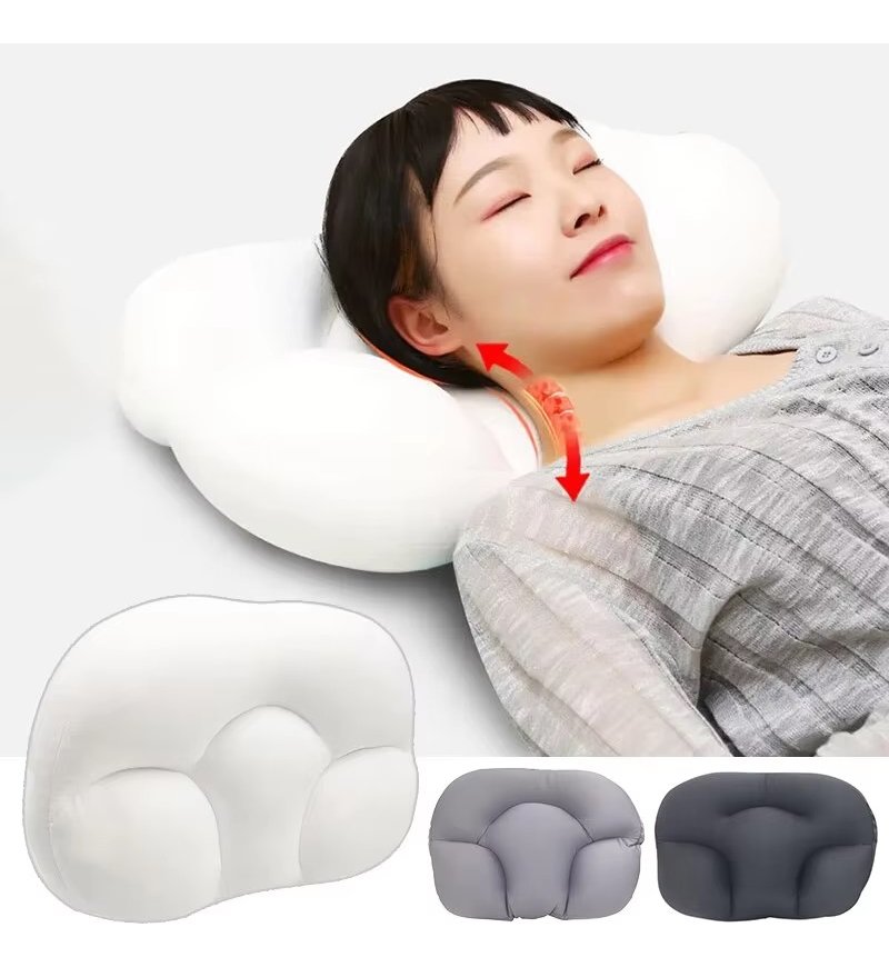 Travesseiro Ergonômico Redondo para Dormir de Espuma Macio - 4