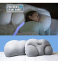 Ver imagem 6 de Travesseiro Ergonômico Redondo para Dormir de Espuma Macio