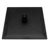Ducha Chuveiro Inox 20x20 Quadrado Parede Preto Fosco Suporte Luxo Banheira Piscina Area Externa - 6