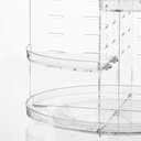 Ver imagem 6 de Prateleira Porta Maquiagem 4 Andares Organizador de Cosmeticos Giratorio Perfumes Suporte Acrilico C