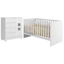 Ver imagem 1 de Berço Nacional Life 2186 com Cômoda Life Branco Acetinado - Tigus