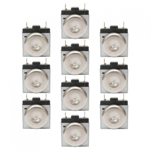 Kit Timer Mecânico Haste Curta Forno Elétrico - 10 Peças Metálico Bivolt