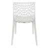 Cadeira Gruvyer Design Cozinha Sala de Estar Jantar Branco - 4