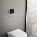 Ver imagem 4 de Acabamento Slim para Válvula Descarga Base Hydra Deca Docol Preto Style Luxo Metal Abs Premium Pmx