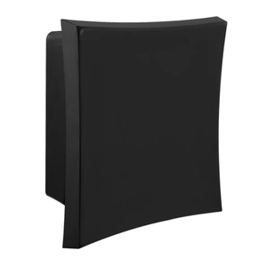 Acabamento Slim para Válvula Descarga Base Hydra Deca Docol Preto Style Luxo Metal Abs Premium Pmx