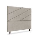 Ver imagem 4 de Cabeceira Estofada Queen Cristal 160cm Boucle Bege Escuro