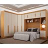 Conjunto Guarda Roupa Modulado Orion Cinamomo Off White Casal 11 Portas 6 Gavetas Leifer Móveis - 2