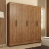 Guarda Roupa Casal 180cm 6 Portas Vanci D02 Amêndola - Mpozenato - 2