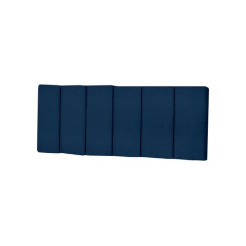 Cabeceira de Cama Casal Dubai 160cm - Azul