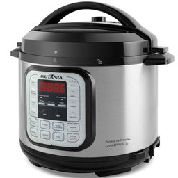 Panela de Pressao Eletrica Britania 5l Bpp02g - 66401151 Preto/inox 110 Volts - 6