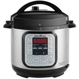 Panela de Pressao Eletrica Britania 5l Bpp02g - 66401151 Preto/inox 110 Volts - 1