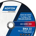 Ver imagem 5 de Disco de Corte 9"x5/64x7/8 - Norton Bna 22